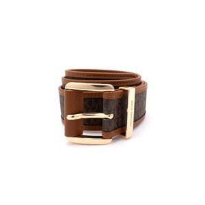 3924 Women's 1.75 Inch Logo Belt With Grommets, Stylish Fashion Accessory